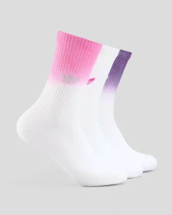 Women's Ombre Crew Sock Pack
