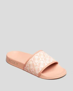 Womens Roxy Slippy IV Slide Sandals