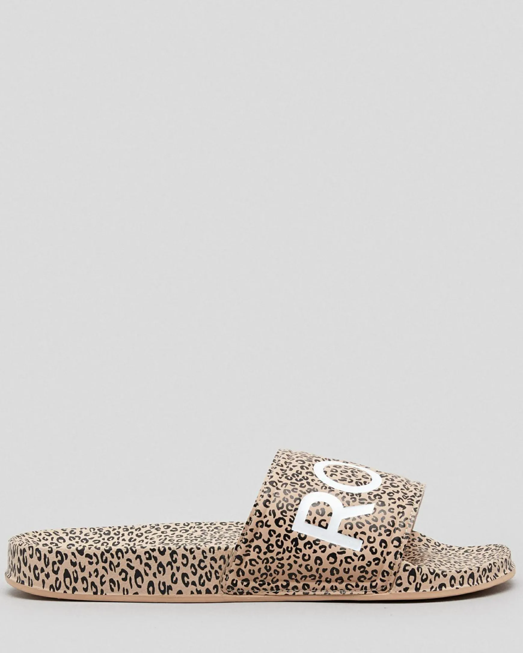 Womens Roxy Slippy Printed Slide Sandals
