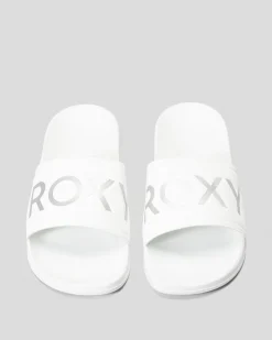 Womens Roxy Slippy Slide Sandals