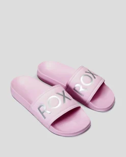 Womens Roxy Slippy Slide Sandals