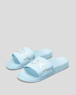 Womens Roxy Slippy Slide Sandals
