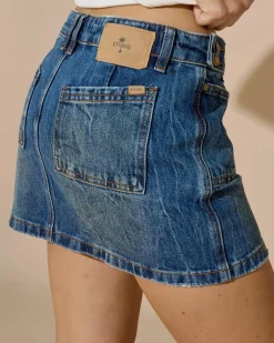 Wyatt Denim Skirt