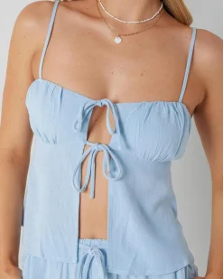 Zelm Dallis Tie Front Top