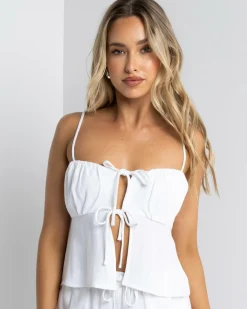 Zelm Dallis Tie Front Top