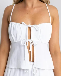 Zelm Dallis Tie Front Top