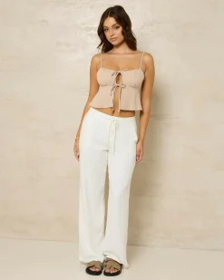 Zelm Dallis Tie Front Top