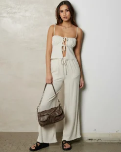 Zelm Dallis Tie Front Top