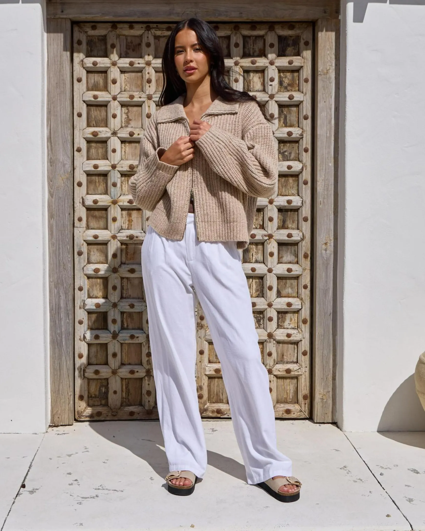 Zeus Double Zip Knit Jumper