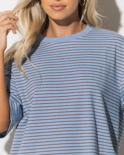 Zuri Oversize Stripe T-shirt